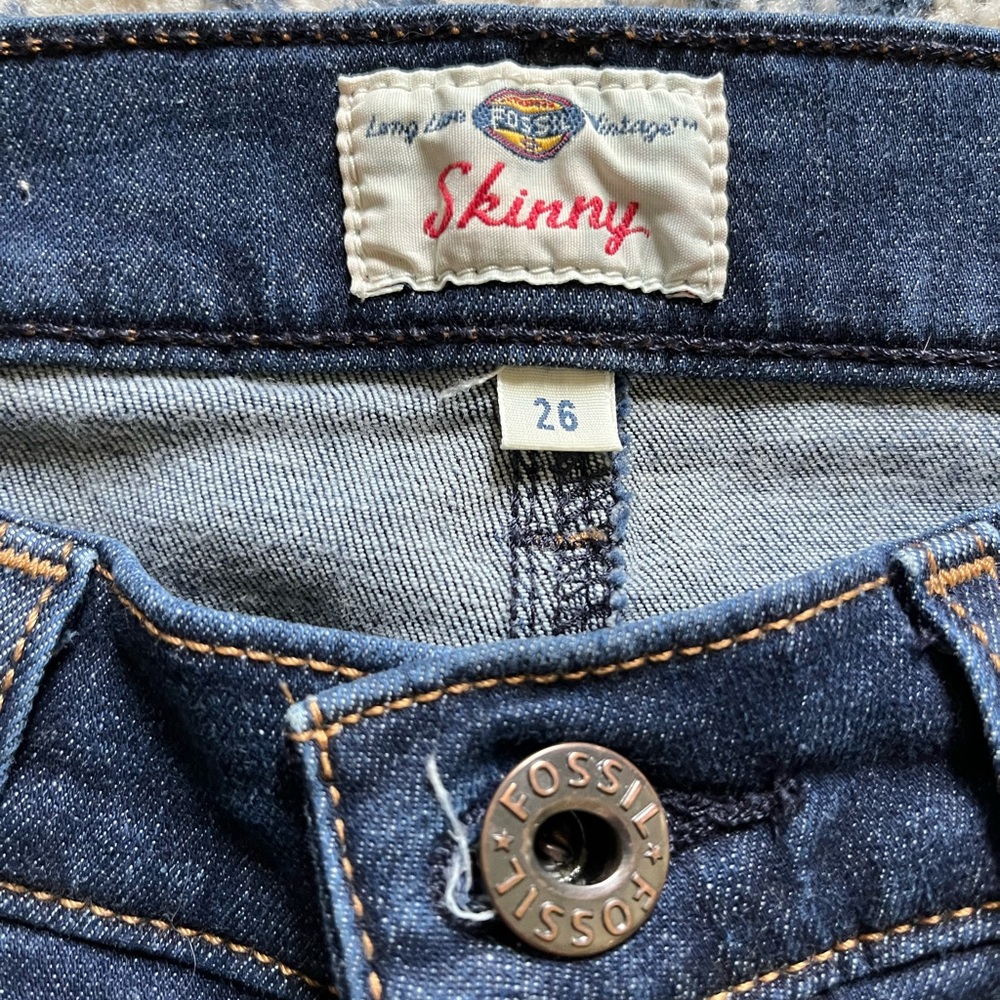 Fossil Skinny Jeans Sz 26